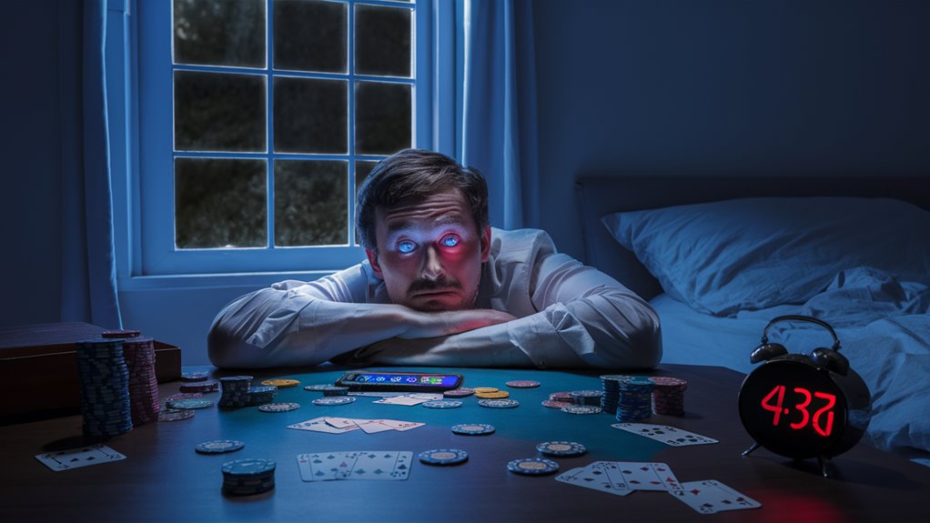 betting disrupts normal sleep