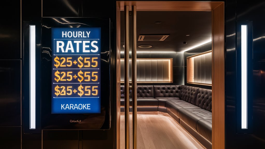 check nearby karaoke costs