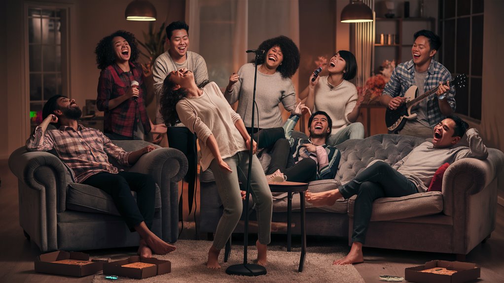 enjoy casual karaoke performance