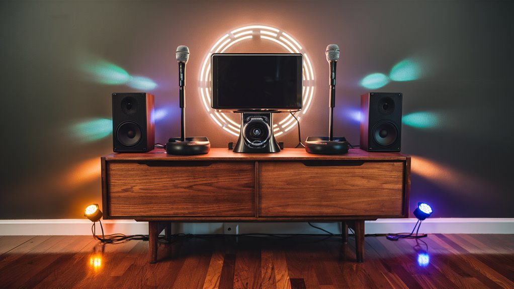install music performance equipment