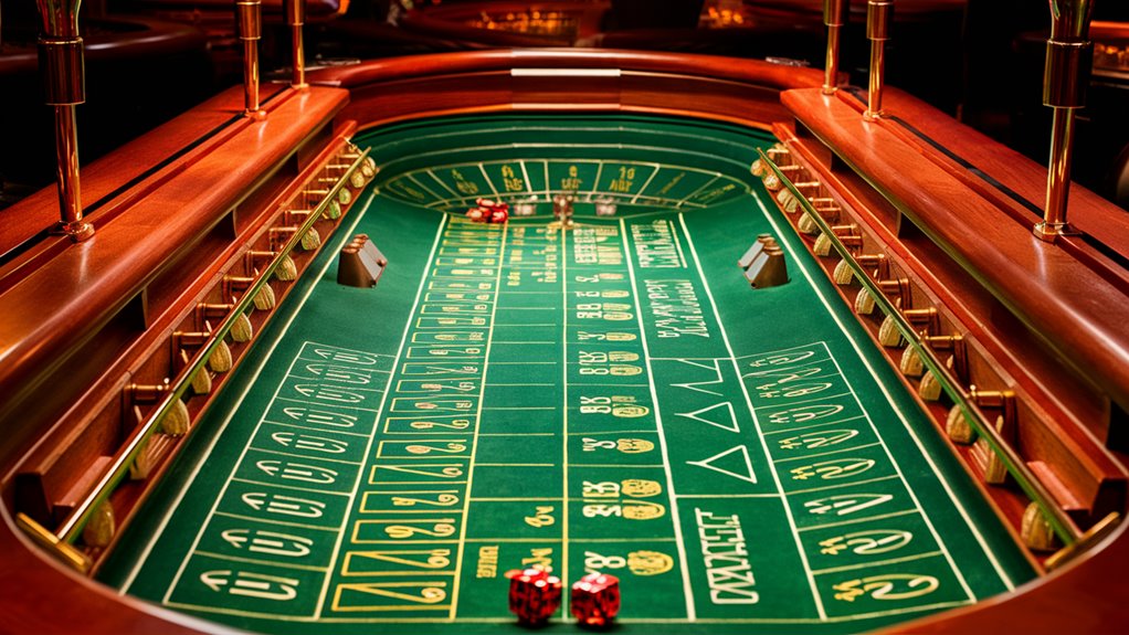 learn craps table design