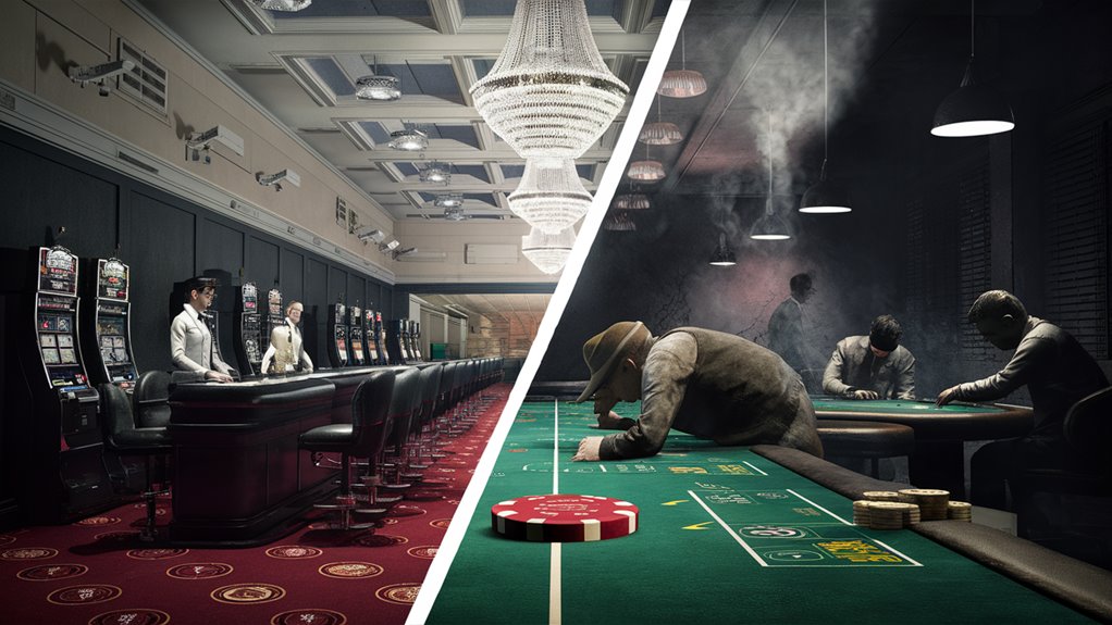 legal against illegal gambling