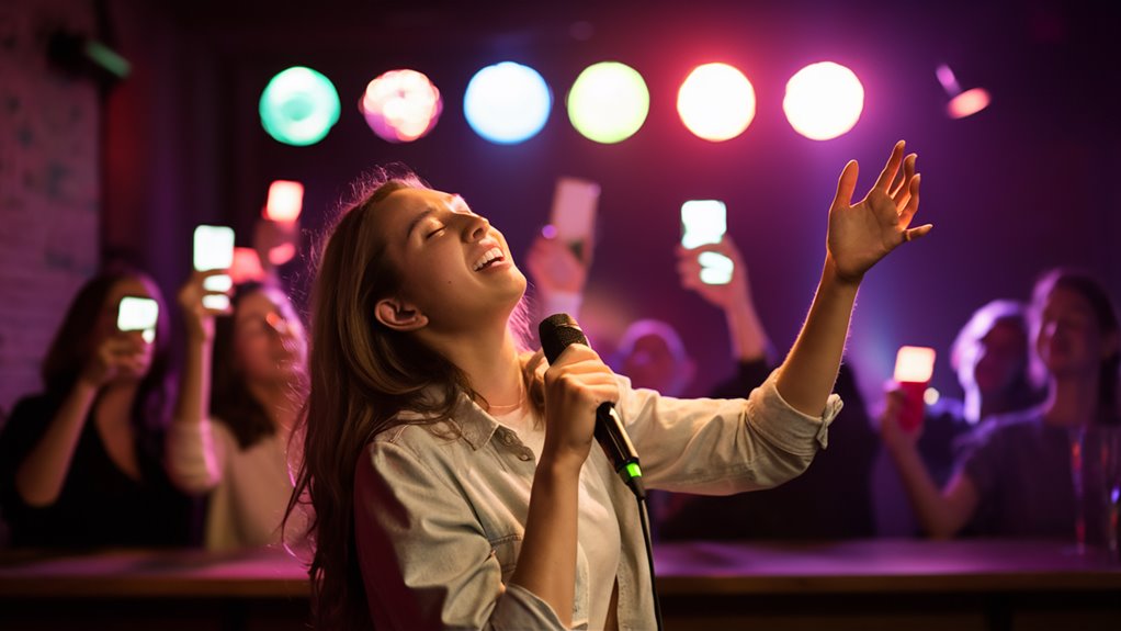 sing karaoke boost confidence