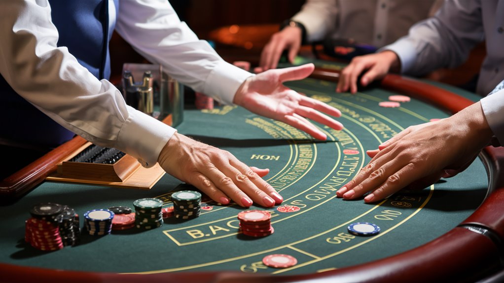 talk with casino staff